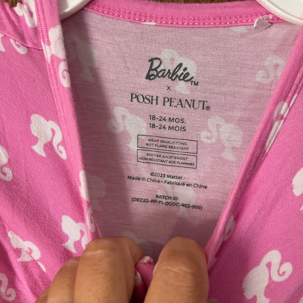 Posh Peanut Barbie Pink Kids Pajamas